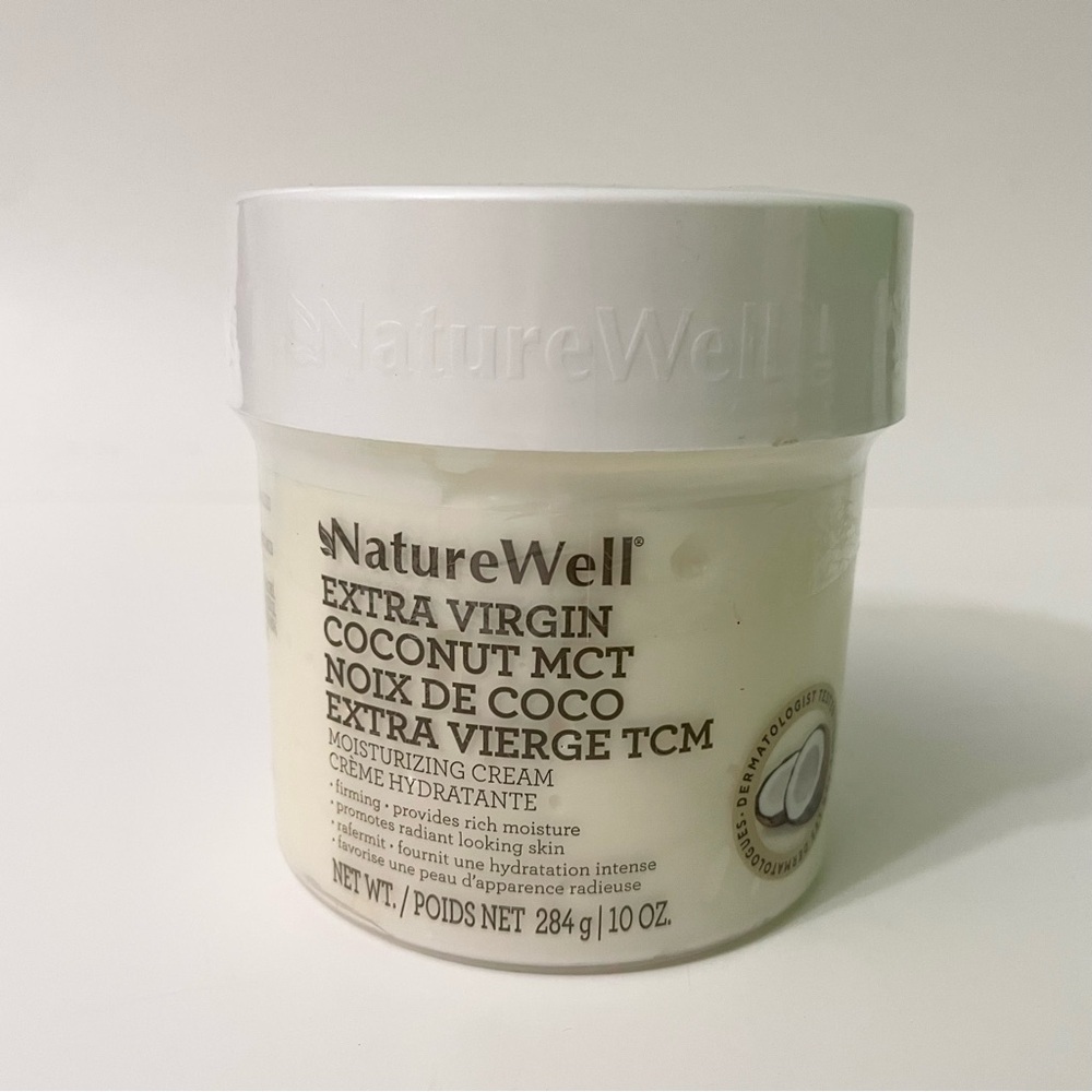 NatureWell Extra Virgin Coconut MCT Moisturizing Cream 284g